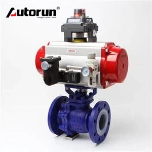 Pneumatic Fluorine Lined Ball Valve Pneumatic Fluorine Lined Ball Valve
