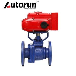 Electric Fluorine-lined Ball Valve